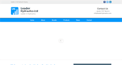 Desktop Screenshot of leaderhydraulics.com